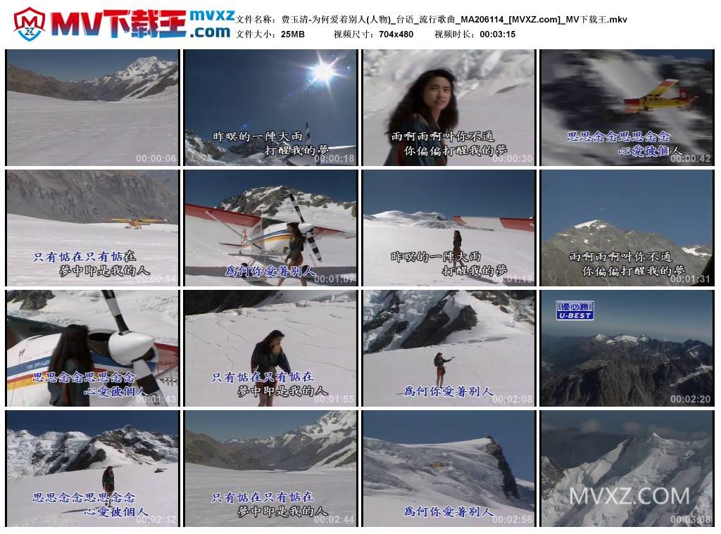 费玉清-为何爱着别人(人物)_台语_流行歌曲_MA206114